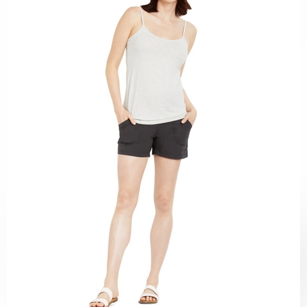 Motherhood Cotton Maternity NWT Black Maternity Shorts L